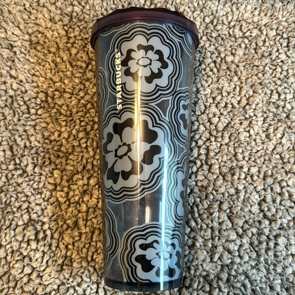Flower Venti Starbucks Tumbler(Used once)